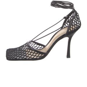 Bottega Veneta Black Mesh Women's Heels